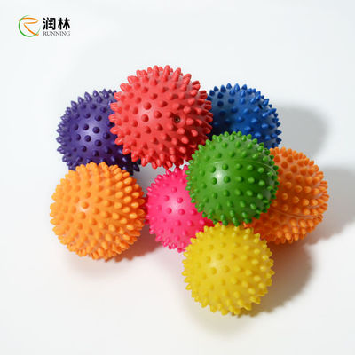ลูกบอลนวดโยคะ PVC ขนาด 3 นิ้ว, เพาะกายพิลาทิส Spiky Balls
