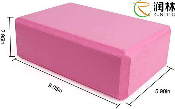 2 Pack Soft EVA Foam Yoga Bricks ป้องกันการลื่นให้ความเสถียรและความสมดุล