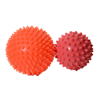 PVC Rolling Yoga ลูกบอลนวด Spiky สำหรับมือเท้า Soles Sensory Training