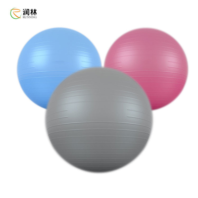 ออกกำลังกายฟิตเนส PVC Yoga Ball สำหรับ Core Stability Balance Strength