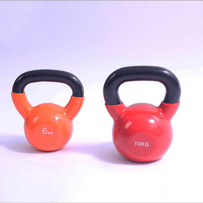 Custom Cast Iron Home Fitness การฝึกความแข็งแกร่ง Kettlebell 20kg Pesas Rusas