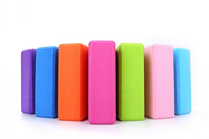 บล็อกโยคะรีไซเคิลแบบกำหนดเองสมดุลสีบริสุทธิ์และสนับสนุนการปรับปรุงความแข็งแรง 3