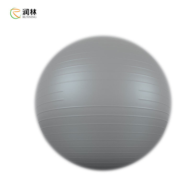 วัสดุ PVC Yoga Balance Ball Anti Burst Non Slip 55 ซม. 65 ซม. สำหรับโฮมยิม Office